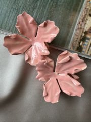 Marka Model Çiçek Küpe(Pudra)