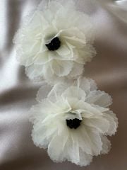 Marka Model Tül Çiçek Küpe