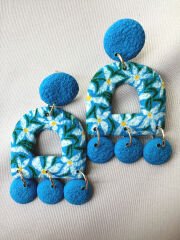 El Yapımı Papatya Küpe