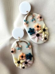 El Yapımı Bahar Küpe