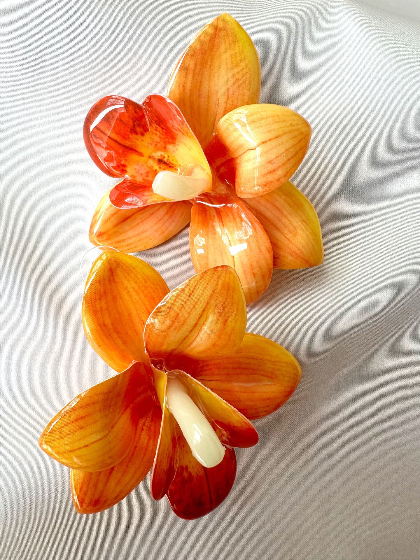 Marka Model Orkide Çiçek Küpe