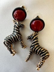 Marka Model Zebra Küpe