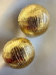 Çelik Top Küpe(Gold)