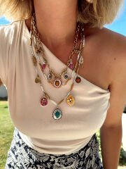 Marka Model Charm Kolye Seti