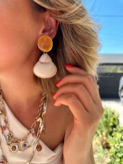 Marka Model Taşlı Küpe