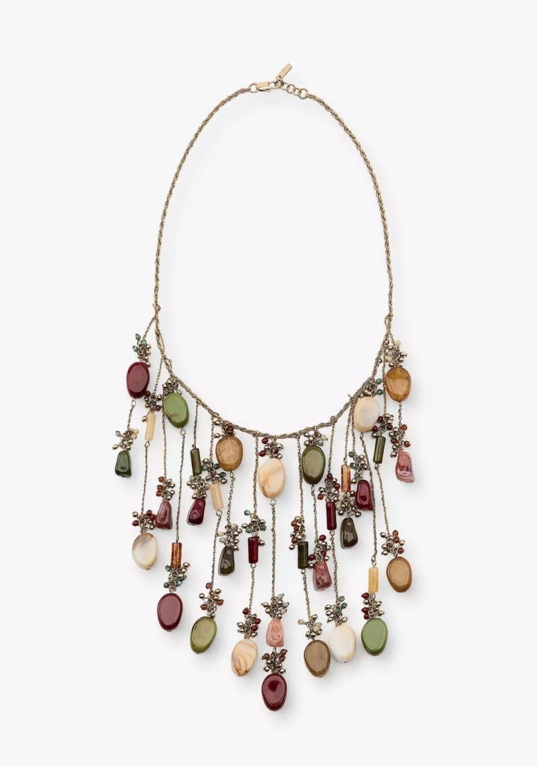 Marka Model Sallantılı ve Boncuklu Kolye