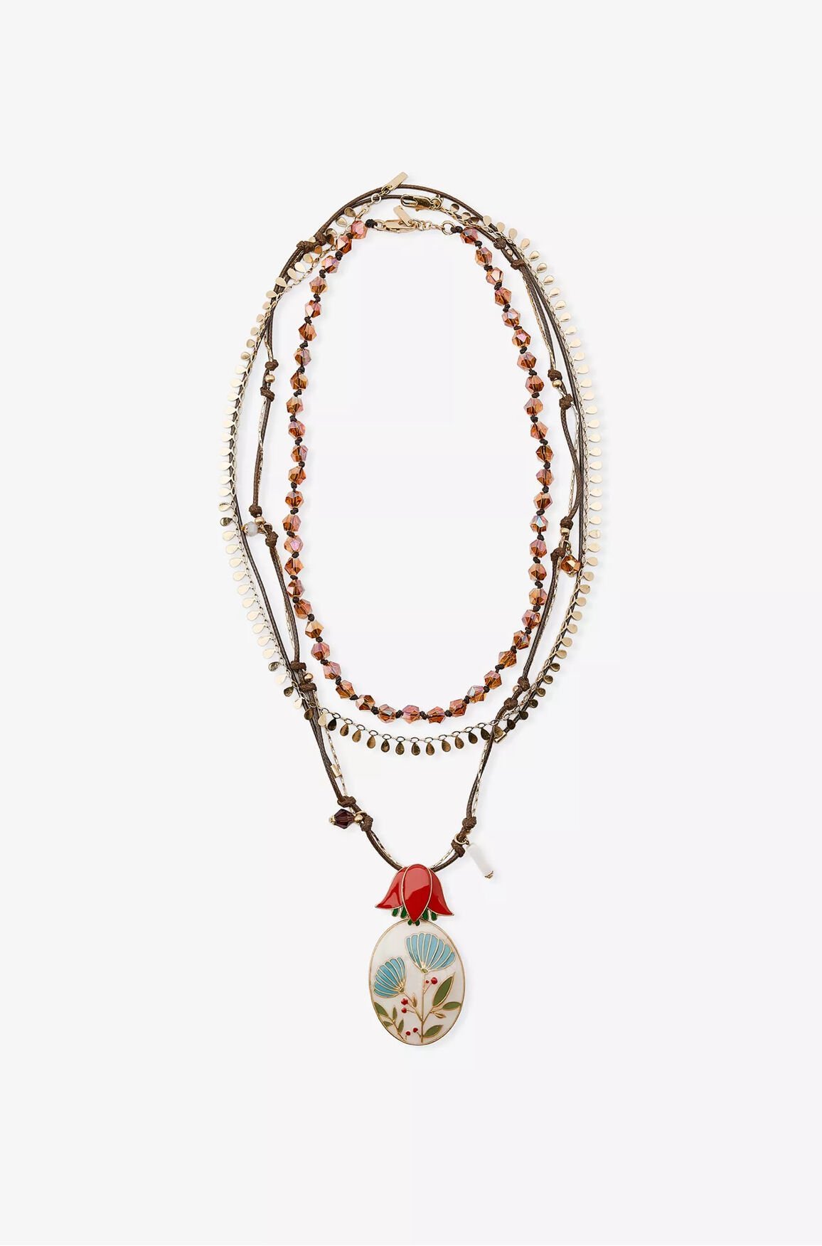 Marka Model Çiçek Kolye