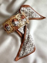 Fularlı Bileklik(Kahve Desenli)