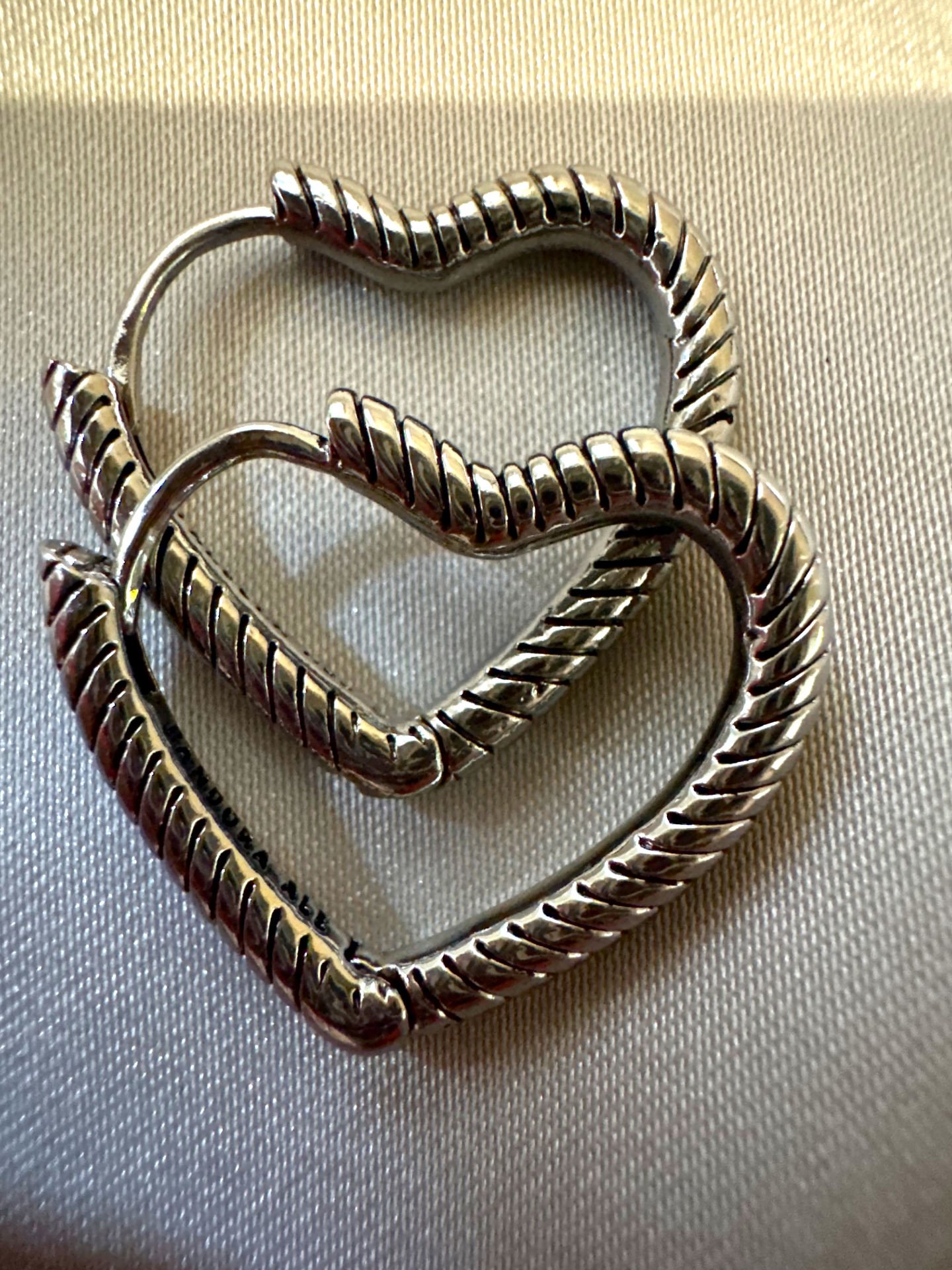 Marka Kalp Küpe-Silver