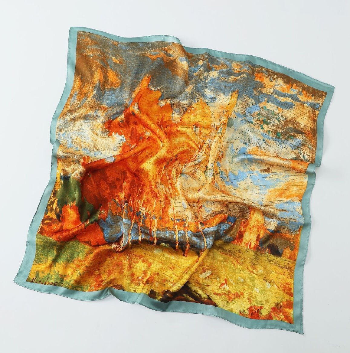 Marka Renkli Fular(70x70)