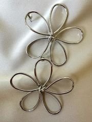 Çiçek Küpe(Silver)