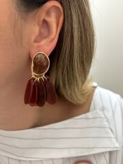 Marka Model Akrilik Sallantılı Küpe