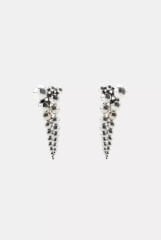 Marka Model Silver Topçuklu Küpe