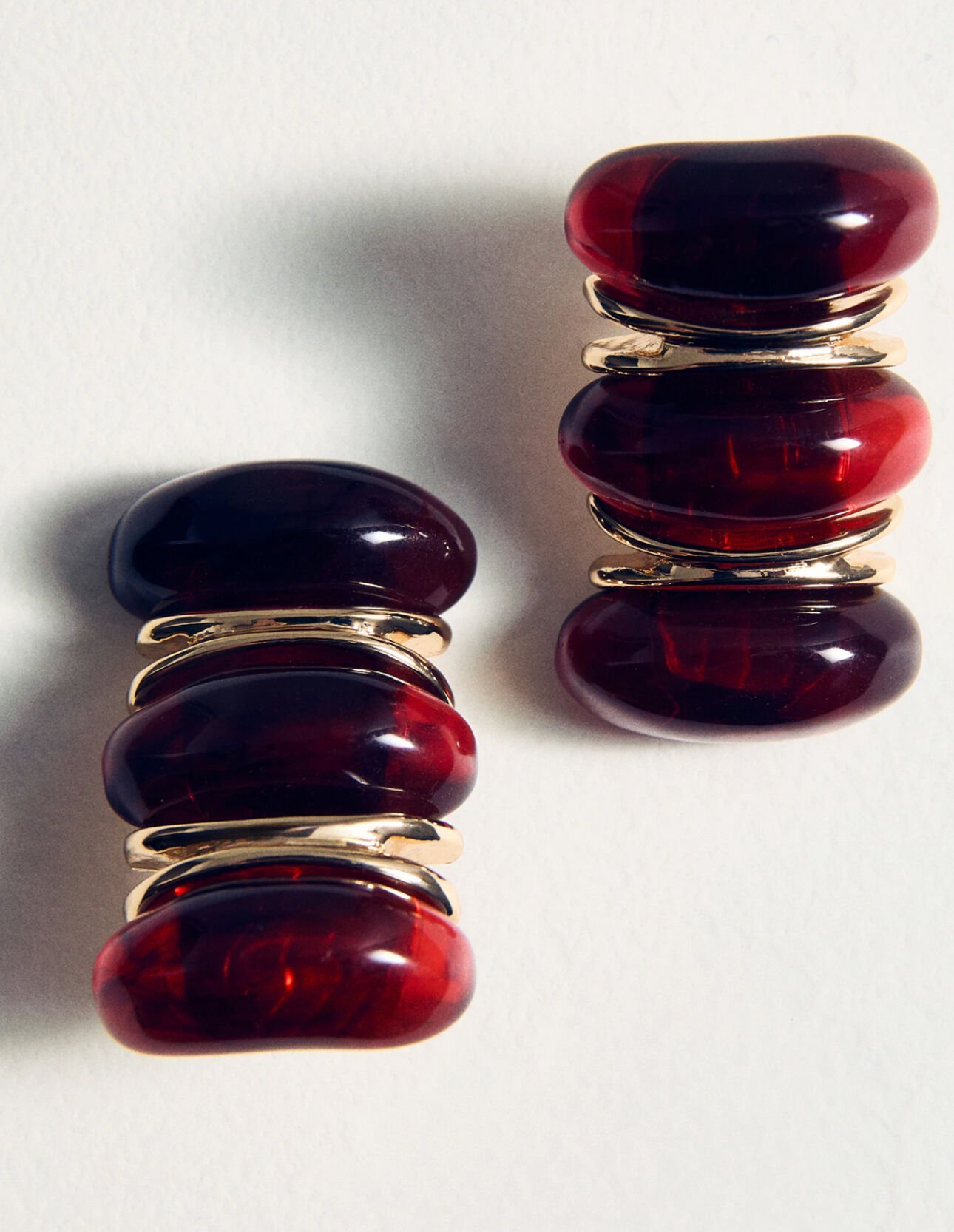 Marka Model Bordo Bombeli Küpe