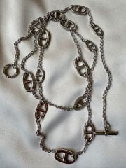 Marka Model Silver Uzun Kolye