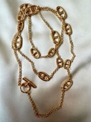 Marka Model Gold Uzun Kolye