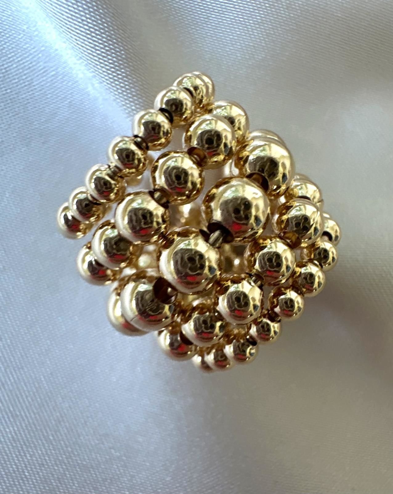 Gold Topçuk Kıkırdak Küpe