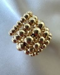 Gold Topçuk Kıkırdak Küpe