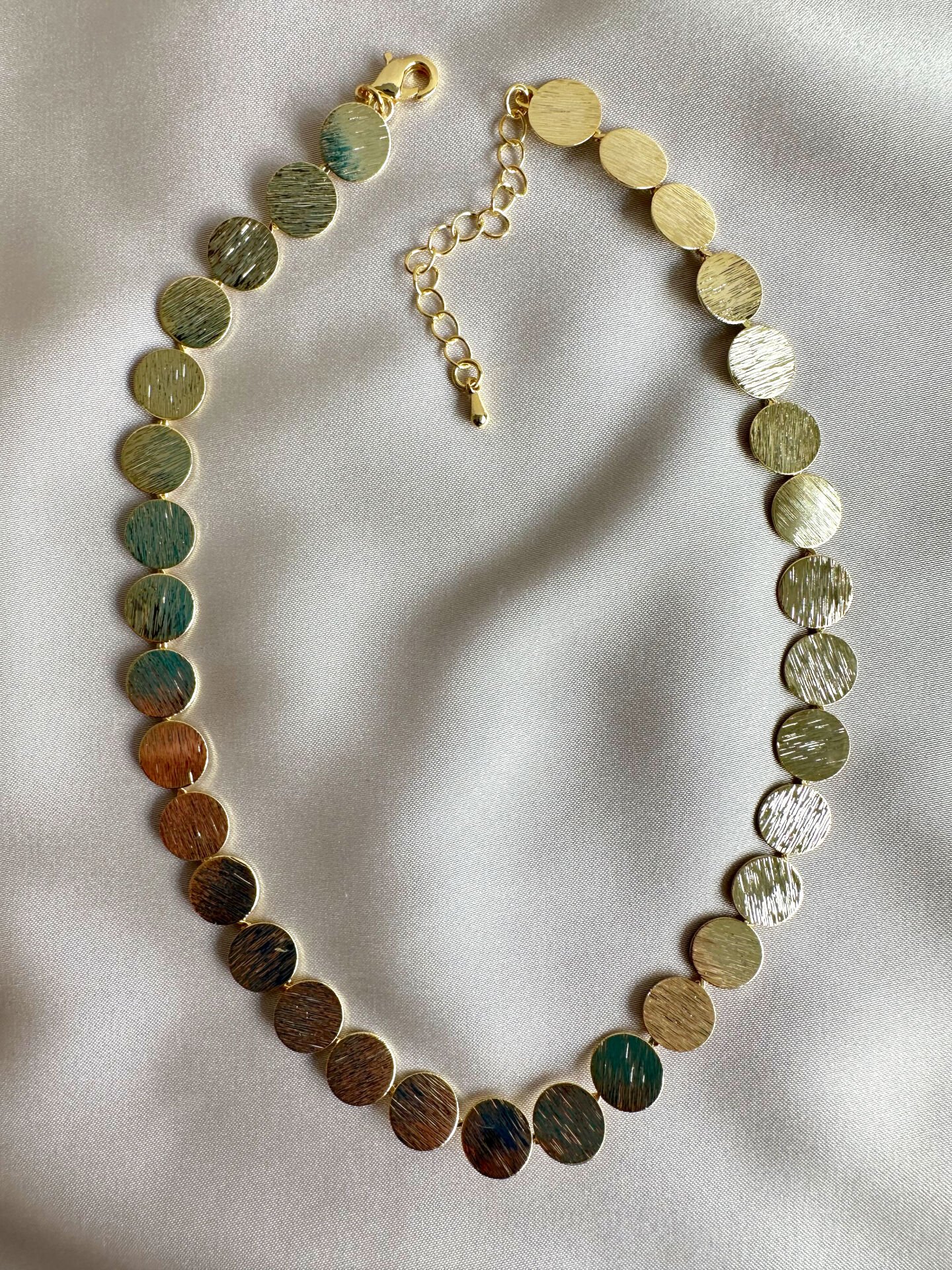 Altın Kaplama Mat Kolye(Gold)