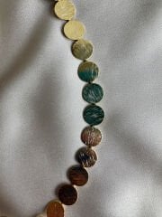 Altın Kaplama Mat Kolye(Gold)