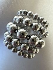Silver Topçuk Kıkırdak Küpe