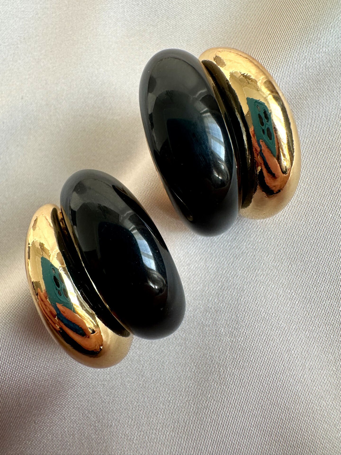 Reçine Detay Küpe(Siyah)