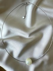 Çelik Hologram Yansımalı Kolye(Silver)