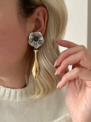 Marka Model Mix Renk Çiçek Küpe