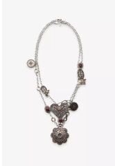 Marka Model Kalp Charmlı Kolye