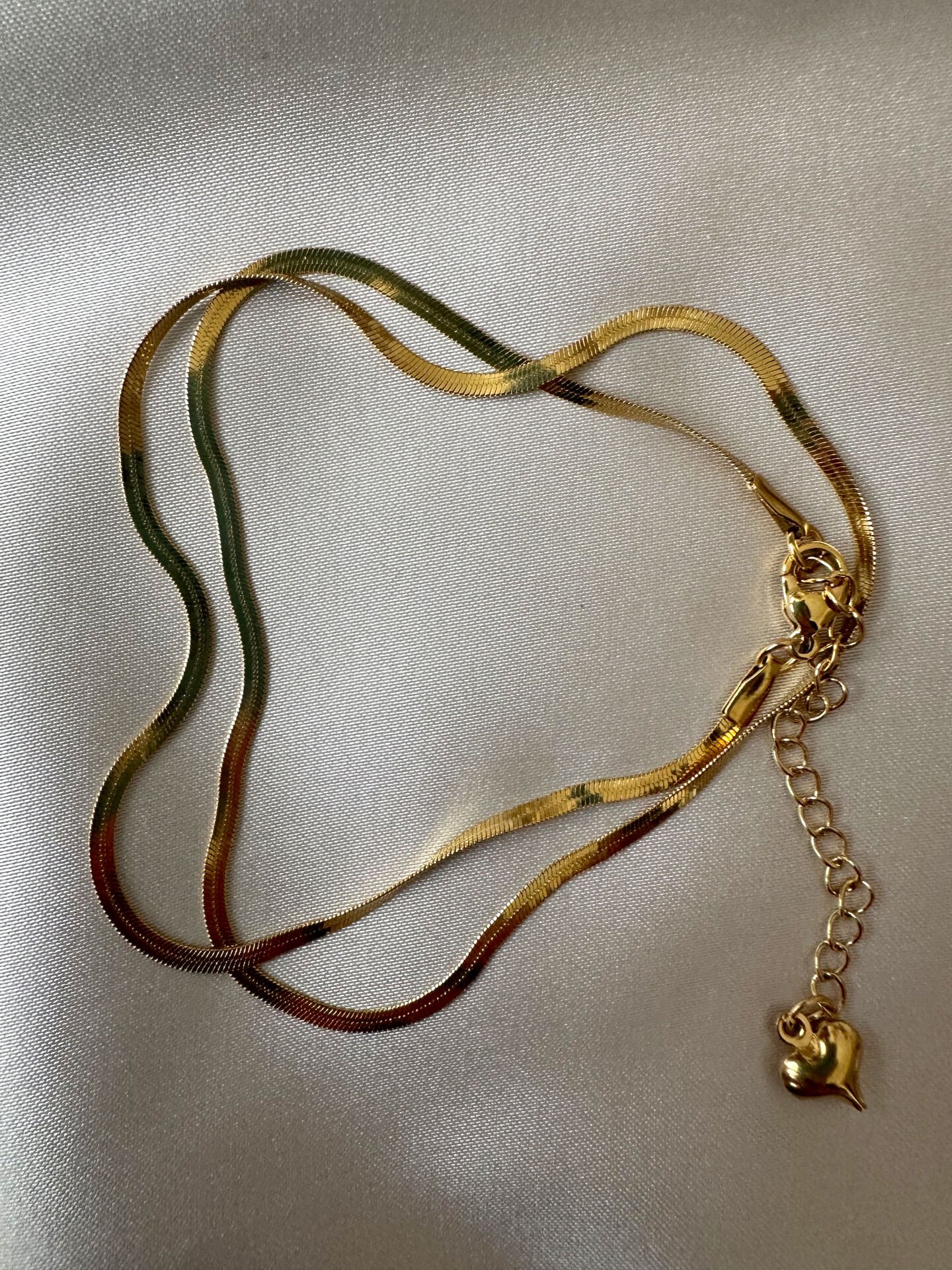 Çelik İnce İtalyan Yassı Zincir Kolye