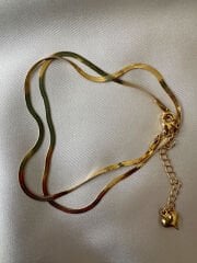 Çelik İnce İtalyan Yassı Zincir Kolye