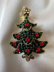 Yeni Yıl Çam Ağacı Broş