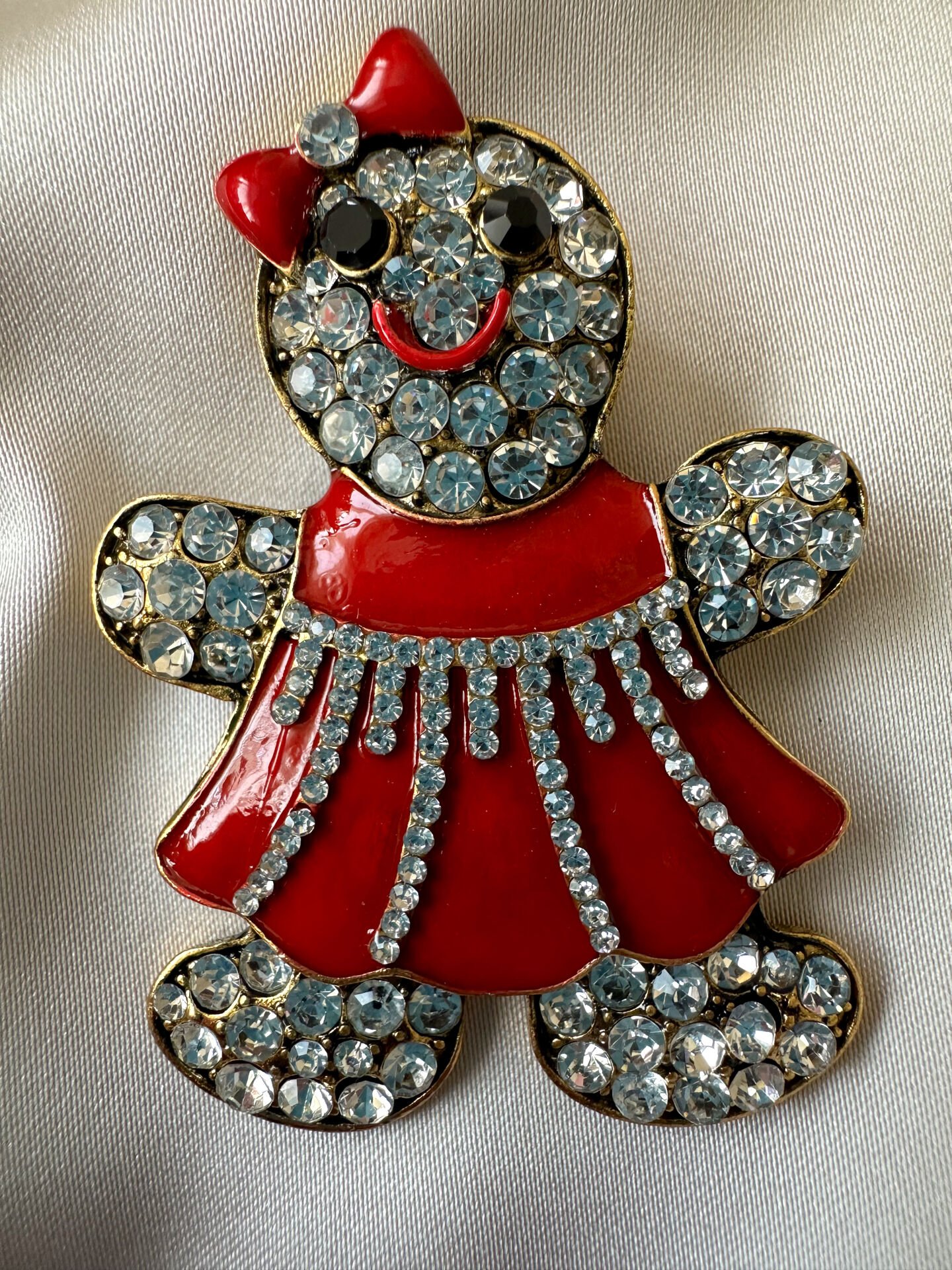 Yeni Yıl Kurabiye Kız Broş