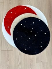 Taşlı Ressam Bere(Siyah)