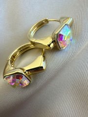 Özel Seri Hologram Taşlı Küpe