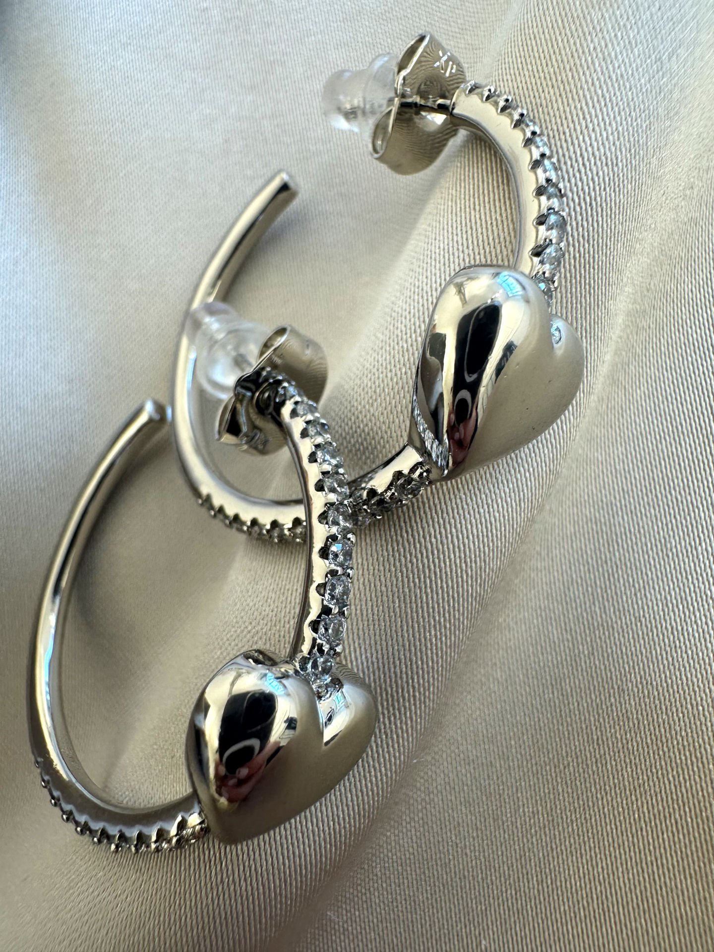 Özel Seri Kalpli Halka Küpe