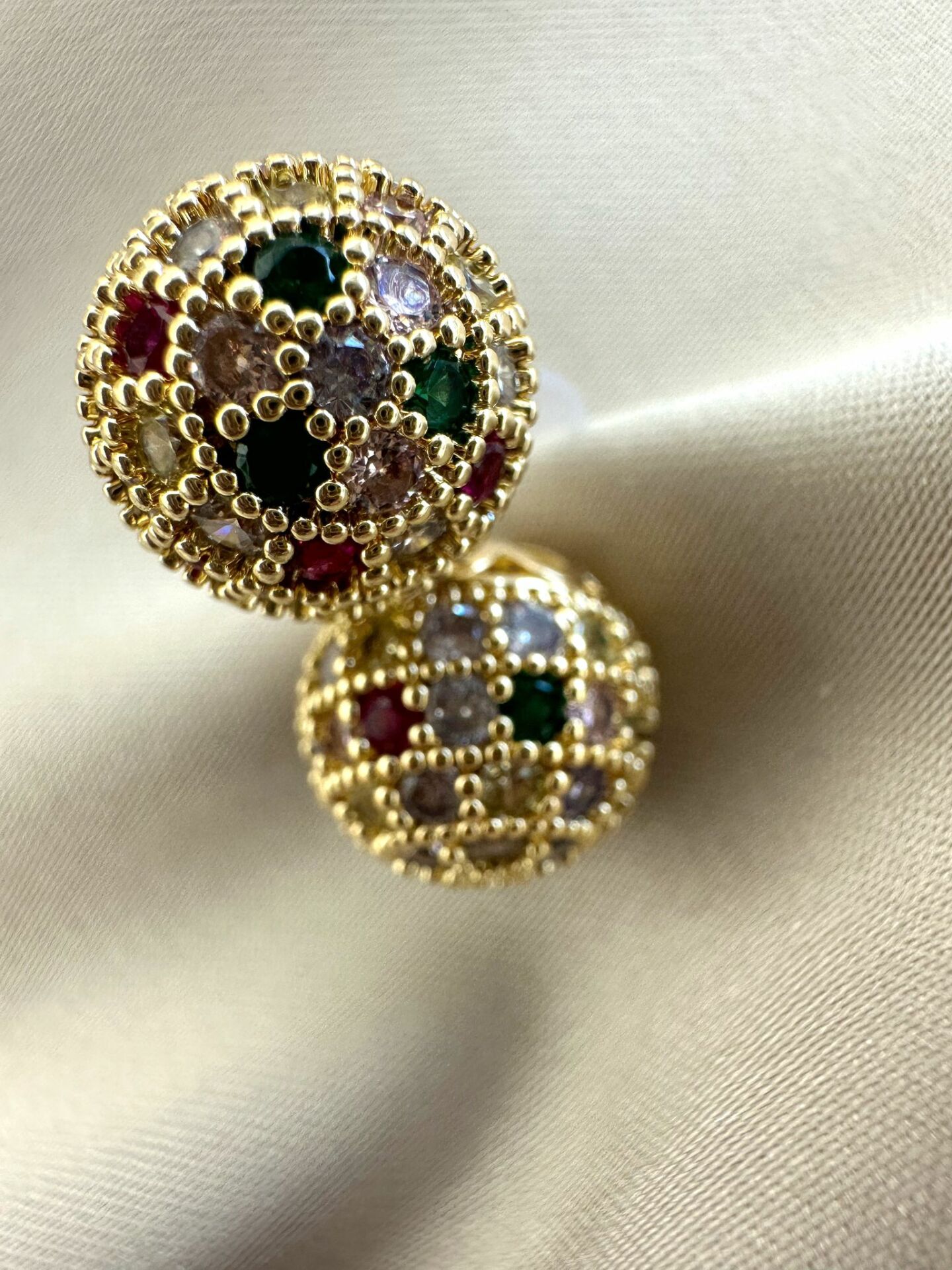 Özel Seri Top Küpe(Gold)