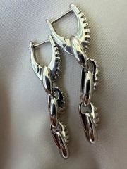 Özel Seri Düğme Küpe