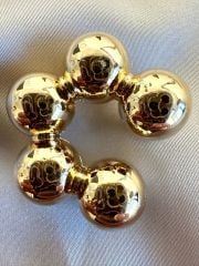 Altın Kaplama Topçuk Kıkırdak Küpe(Gold)