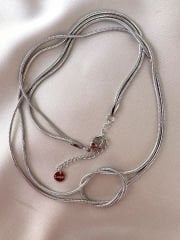 Çelik Düğüm Kolye(Silver)