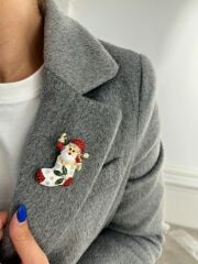 Yeni Yıl Noel Baba Patik Broş