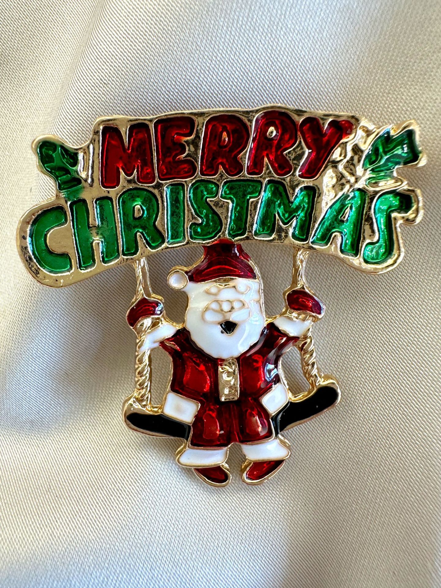 Yeni yıl Noel Baba Broş