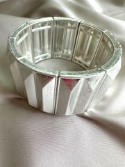 Mat Bloklu Bileklik(Silver)