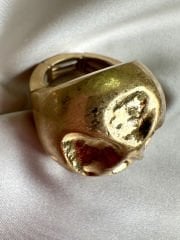 Mat Plaka Yüzük(Gold)