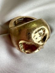 Mat Plaka Yüzük(Gold)