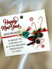 Yeni Yıl Murano Cam Bileklik(Yeşil)