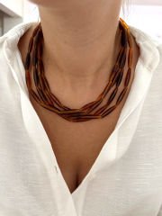 Marka Model 4 Sıralı Kolye