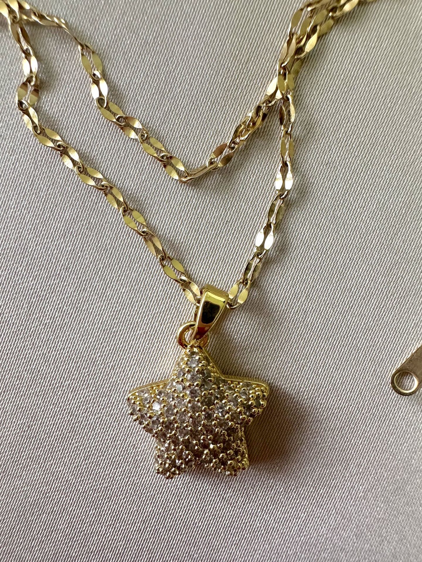 Çelik Yıldız Kolye(Gold)