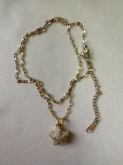 Çelik Yıldız Kolye(Gold)