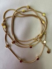 Çelik Küp 2'li Kolye